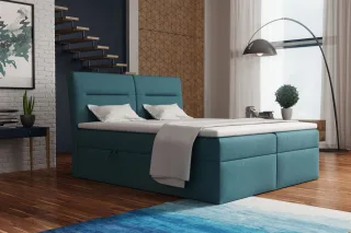 Boxspringbett Schlafzimmerbett LUAN 160x200cm inkl.Bettkasten