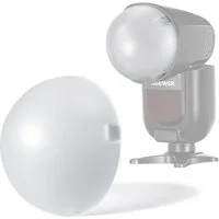 Neewer M12 Magnetischer Kuppeldiffusor für Z1 Speedlite Blitzgerät Systemblitz, (mit rundem Kopf, Magnetisch befestigter Blitzkuppel-Lichtmodifikator)