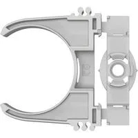 PRO EPC-40 Rohrclip, 50 Stück, Schelle hellgrau, für Rohre Ø 40mm
