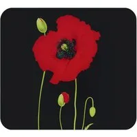 Maximex Herd-Abdeckplatte Multi Modell Mohn, Glas, Spritzschutz, Herdblende, Schneidbrett, für Glaskeramik-Kochfelder