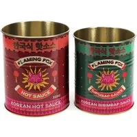 Rex London Aufbewahrungsdose Metall-Dosen 2er Set Ø11cm Ø10cm Retro Deko Aufbewahrung