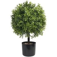 GarveeMore Kübelpflanzen Künstliche Topiary Boxwood Kugelbäume 20 Zoll, für Vorderste Veranda