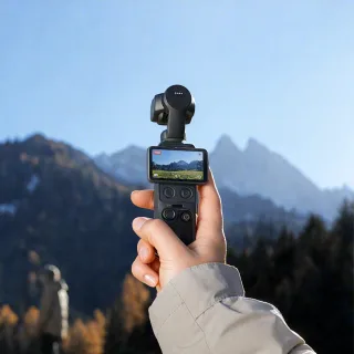 DJI Osmo Pocket 4 Camera 1-Inch CMOS 4K 240fps Slow Motion 107GB Storage 3 Axis Gimbal Camera Vlog Creator Gift Portable