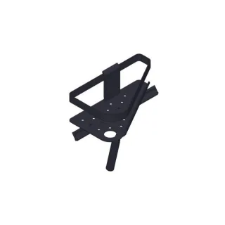 Giese Newport Duschkorb 30824-14 Halter für Rasierer,Haken und Wischer, Eckmodell, schwarz matt