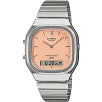 CASIO VINTAGE Chronograph AQ-240E-4AEF, Quarzuhr, Armbanduhr, Damenuhr, Herrenuhr, Edelstahlarmband, analog