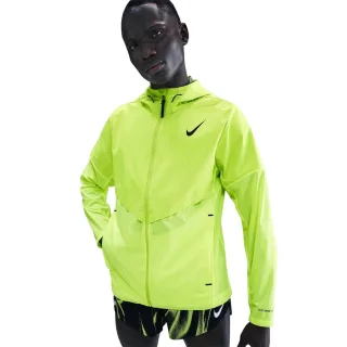 Nike - Jacke für Herren, mit Kapuze, Storm-FIT, Laufen (Volt Farbe/Schwarz)