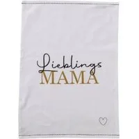 BOLTZE Geschirrtuch Lieblings Mama weiß/schwarz aus Baumwolle
