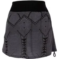 Guru-Shop Minirock Minirock, Yogarock zum Raffen mit.. alternative Bekleidung