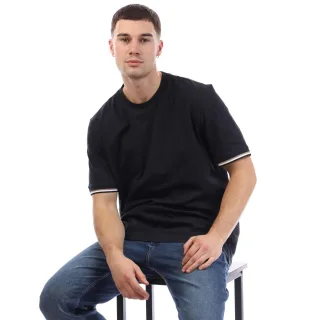 Boss - T-Shirt für Herren, Stripes, Regulär (Dunkelblau)