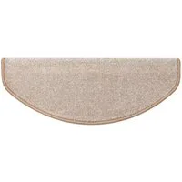 Floordirekt Stufenmatte Sundae 1A, Erhältlich in vielen Farben & Größen, Treppenschutz, Halbrund, Höhe: 13,5 mm