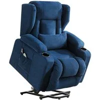 COMHOMA Relaxsessel Relaxsessel Aufstehhilfe Massagesessel mit Stoffoberfläche, mit Relaxfunktion