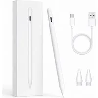SpionProfi Eingabestift Stylus Stift für Apple iPad Tablet Touchscreen mit USB-C Schnellladung (1-St) Geeignet für Apple iPad 6, 7, 8, 9, 10, Mini, iPadPro Tablet