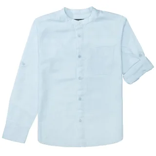 Marc OPolo Junior - Kn.-Hemd DUSTED BLUE - Gr. - 152