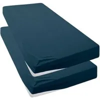 OTTO home Spannbettlaken Desner, Microfaser, Gummizug: rundum, (2 Stück), Mikrofaser, für Matratzen bis 20cm Höhe, 100% Polyester, Bettlaken