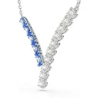 Swarovski Kette mit Anhänger Schmuck Geschenk Matrix Halskette, mit Swarovski® Kristall, Swarovski® Zirkonia (synth)