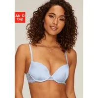 LASCANA Push-up-BH Alana mit hohem Seidenanteil und edler Spitze, Dessous