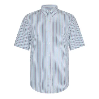 Timberland - Button-Down-Hemd für Herren, kurzärmlig (Weiß)