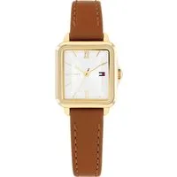 Tommy Hilfiger Quarzuhr MIA 1782859, Armbanduhr, Damenuhr, Lederarmband, analog