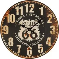 Ambiente Haus Wanduhr Route 66 Wanduhr 28cm