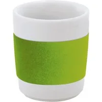 KAHLA Becher touch! henkelloser Becher mit Samt-Banderole, 1-tlg., Porzellan, Made in Germany