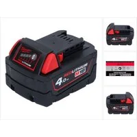 Milwaukee M18 B4 Akku 18 V / 4,0 Ah / 4000 mAh RED Li-Ion (4932430063) Akkupacks