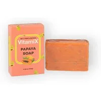 Vitamix Feste Duschseife Vitamix 100% Naturliche Papaya Seife, reduziert Pigmentflecken, feuchtigkeitsspendend