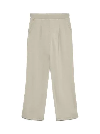 VERO MODA - VMHALI HW STRAIGHT PANTS JRS GA BOO Oatmeal - Gr. - M