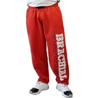 BRACHIAL THE LIFESTYLE COMPANY Sporthose Brachial Sporthose "Gym" rot/weiß