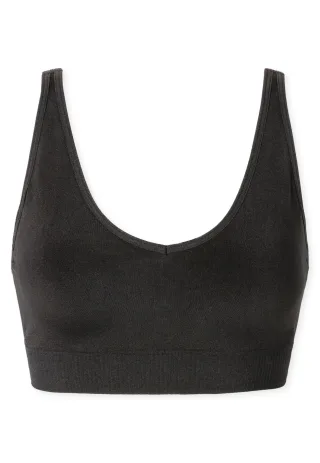 SCHIESSER - Soft BH mit herausn. Pads schwarz - Gr. - S