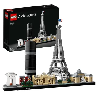 Lego Architecture 21044 - Paris mit Eiffelturm und Louvre-Modell