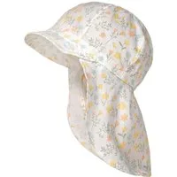 MAXIMO Fischerhut MINI GIRL-Schildmütze, Druck, Nackenschutz, Futter, Bindeband (1-St)