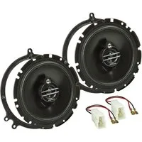 tomzz Audio Pioneer TS-G1730f 300W Lautsprecher Set passt für Audi A6 C5 C6 Tür vo Auto-Lautsprecher