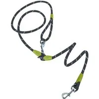 TUWENA Hundeleine Hundeleine für Mittel Große Hund(15-60kg), 2,4m Verstellbare Führleine, Handleine aus Nylon mit Reflektierend durch die Extreme Kraft bis200kg