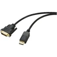 Renkforce Renkforce DisplayPort / DVI Adapterkabel DisplayPort Stecker, DVI-D 24 HDMI-Kabel, (180.00 cm)
