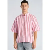 LINDBERGH Streifenhemd mit Hemdkragen und Knopfleiste / relaxed fit