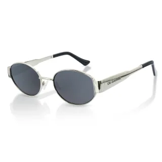 De-Gamme Silber Oval Polarisierte UV-Schutz-Sonnenbrille – Monaco