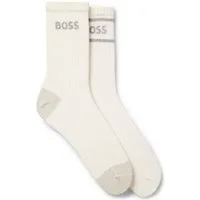 BOSS Socken (2-Paar) sportiv, mit dezentem Locke, Fersen- und Zehenpartie verstärkt