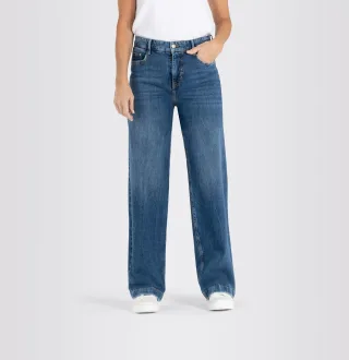 MAC - MAC JEANS - WIDELEG, Vintage comfort blau - Gr. - 32