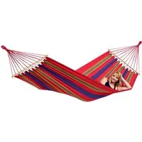 Amazonas Stabhängematte Aruba (gestreift, 2-3 Personen), Familienhängematte