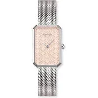 Engelsrufer Quarzuhr Lebensblume ERWA-LIFL-MS-RS, Armbanduhr, Damenuhr, Edelstahlarmband, analog