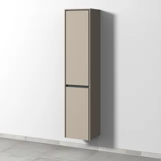 Sanipa Twiga Hochschrank mit 2 Türen, Sandgrau-Matt, SY10167 SY10167