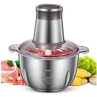FOHERE Zerkleinerer Elektrischer Multizerkleinerer, 2 Geschwindigkeiten für Fleisch/Gemüse, 350 W, ldeal für Babybrei, Nüsse & Saucen – Leicht zu reinigen