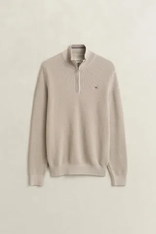 GANT - Troyer aus strukturierter Baumwolle Beige - Gr. - L
