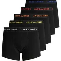 Jack & Jones Boxershorts Trunk (Set) Logobund, elastisch, im 5er Pack