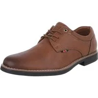 Coolwalk Herren Freizeitschuh – Bequem und stilvoll für jeden Anlass Schnürschuh (90625134) Blockabsatz Schnürer in Camel