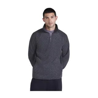 Mountain Warehouse - Pullover für Herren, mit halbem Reißverschluss, Raglanärmel (Holzkohle)