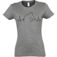 Youth Designz T-Shirt Pferd Heartbeat Damen Shirt mit trendigem Frontprint