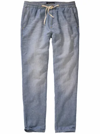 Mey & Edlich Herren Sweet Home Alabama Pants Hellblau 52 % Leinen, 48 % Baumwolle