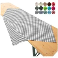heimtexland Tischdecke Biertischdecke Garten Tischdeko Bierzeltgarnitur (Einzeln 1-tlg, Typ861), Mitteldecke 90 x 90 cm