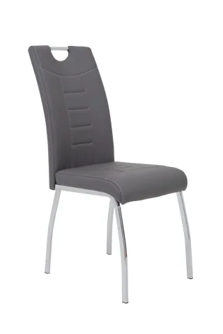 Esszimmerstühle Stühle Vierfußstuhl 2er Set ALIDA Grau